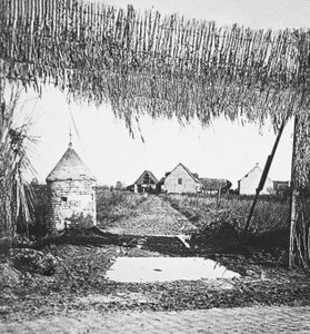 Genial kamuflasje som brukes til å skjule kommunikasjonslinjer og våpenplasseringer fra Hun-flyvere av English Photographer